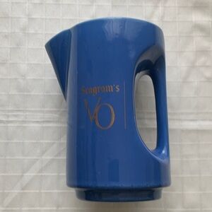 Seagram's Blue Pitcher